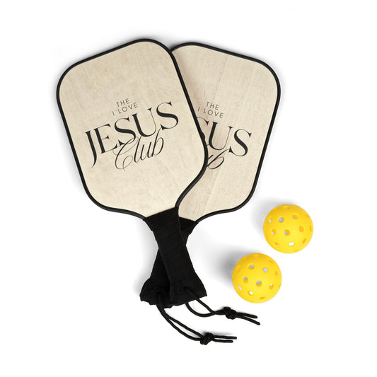 The I Love Jesus Club Pickleball Kit