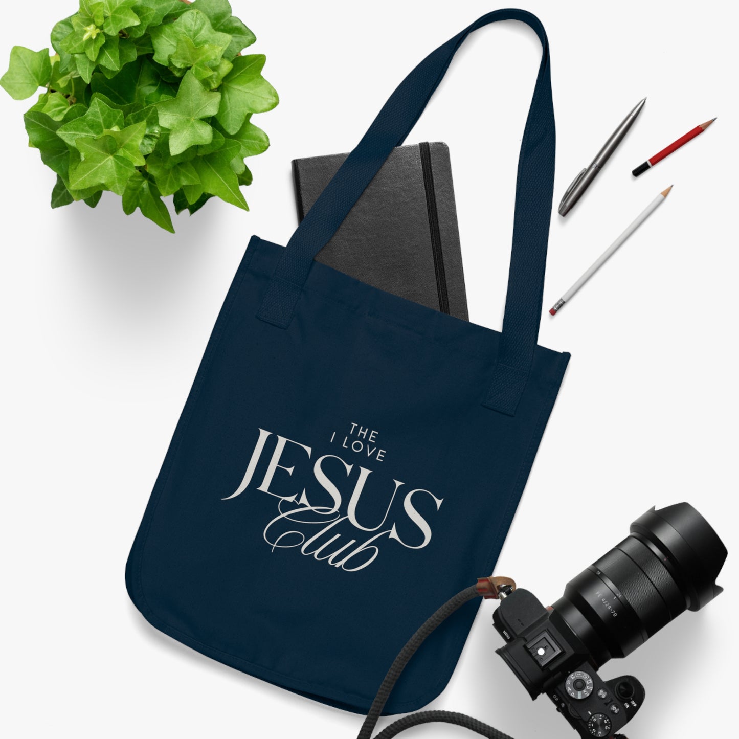 The I Love Jesus Club Organic Tote Bag