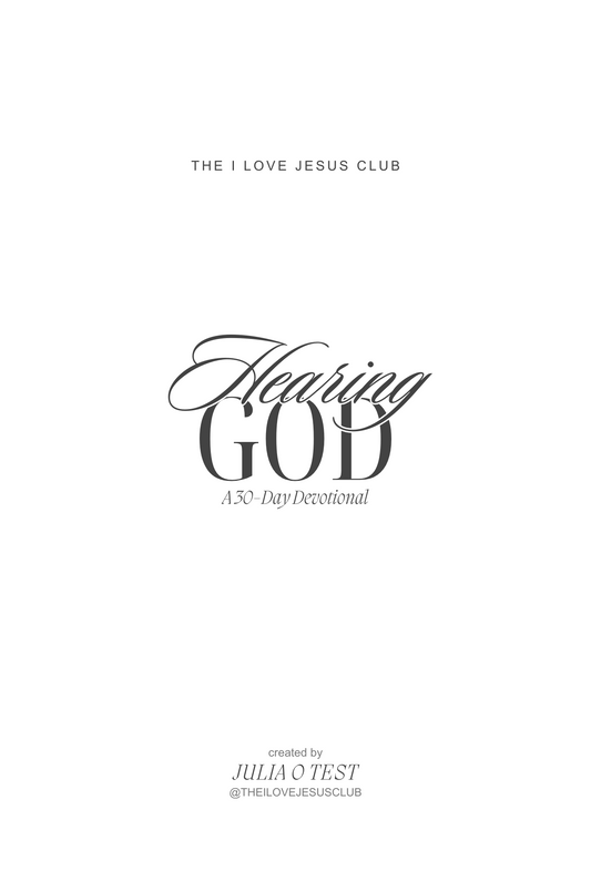 Hearing God: A 30-Day Christian Devotional