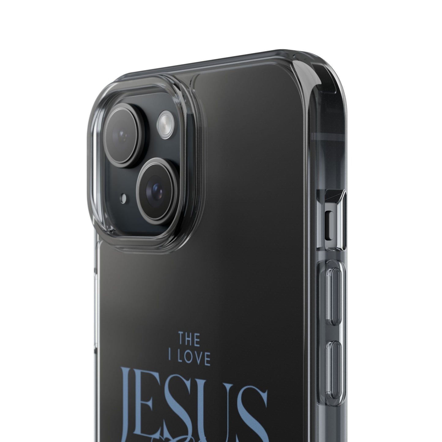 The I Love Jesus Club Clear Phone Case