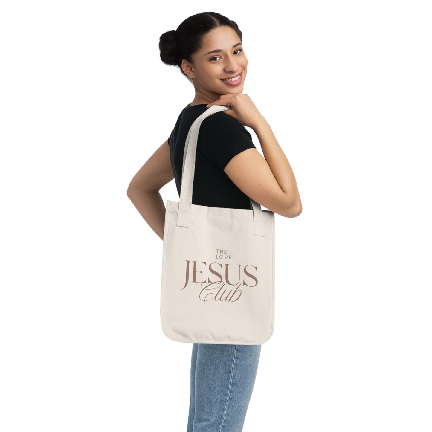 The I Love Jesus Club Organic Tote Bag